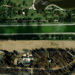 Satellite imagery of National Mall, US
