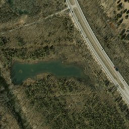 Satellite imagery of McShain Quarry, US
