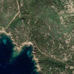 Satellite imagery of Capo Spartivento, IT