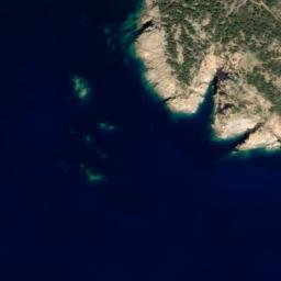 Satellite imagery of Capo Spartivento, IT