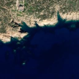 Satellite imagery of Capo Spartivento, IT