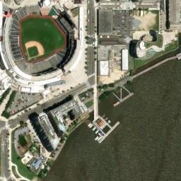 Satellite imagery of Poplar Point, US