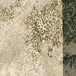 Satellite imagery of Danite Mine, US