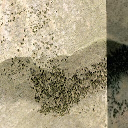 Satellite imagery of Danite Mine, US