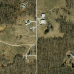 Satellite imagery of Pearson Kaolin Mines, US