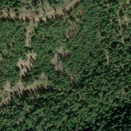 Satellite imagery of Hazel Creek Mine, US