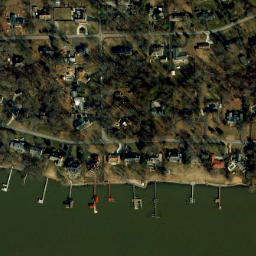 Satellite imagery of Hallowing Point, US