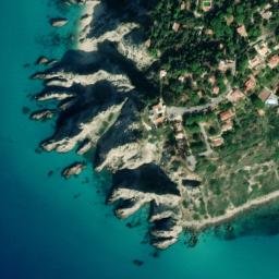 Satellite imagery of Capo Vaticano, IT