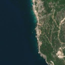 Satellite imagery of Kastri Point, GR