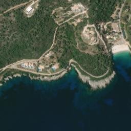 Satellite imagery of Kastri Point, GR