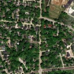 Satellite imagery of Q 311 — NGS JC0217 — Webster Groves, US, US