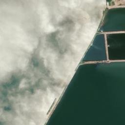 Satellite imagery of Wŏlp’o-ji, KP