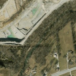 Satellite imagery of Cave Quarries, US