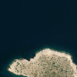 Satellite imagery of Cape Babakàs, GR