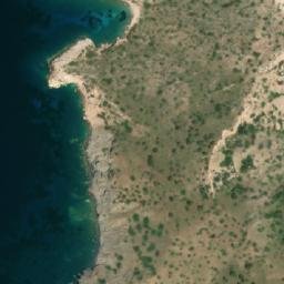 Satellite imagery of Cape Babakàs, GR