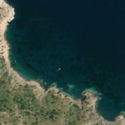 Satellite imagery of Cape Babakàs, GR