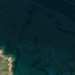 Satellite imagery of Cape Vrulidia, GR
