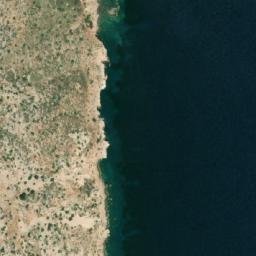 Satellite imagery of Cape Vrulidia, GR
