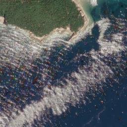 Satellite imagery of Hŭibong-gap, KP