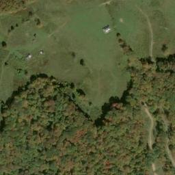 Satellite imagery of Gauley Divide, US