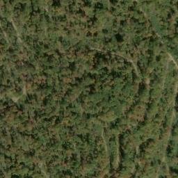 Satellite imagery of Gauley Divide, US