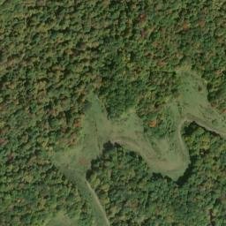 Satellite imagery of Strouds Knobs, US