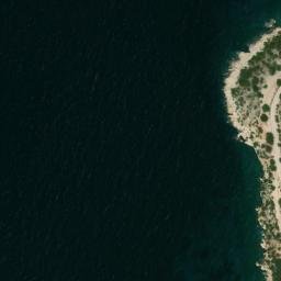 Satellite imagery of Cape Trachvlì, GR