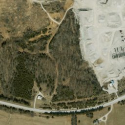 Satellite imagery of Milltown Rock Quarry, US