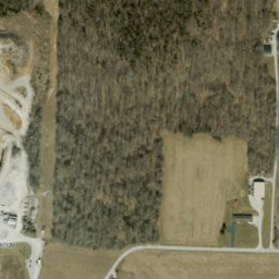 Satellite imagery of Opossum Trial Ridge, US