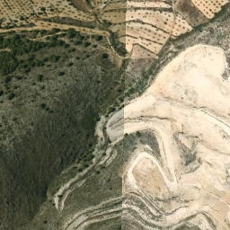 Satellite imagery of Sierra de los Frailes, ES