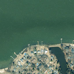 Satellite imagery of Bluff Point, US