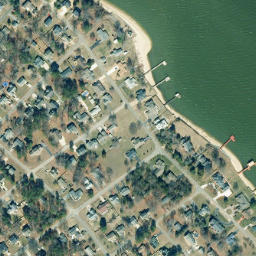 Satellite imagery of Bluff Point, US