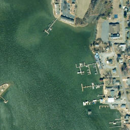 Satellite imagery of Negro Point, US