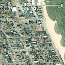 Satellite imagery of Negro Point, US