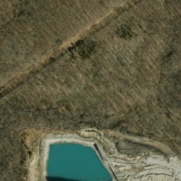 Satellite imagery of Cape Sandy Quarry Number 2, US