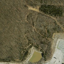 Satellite imagery of Cape Sandy Quarry Number 2, US