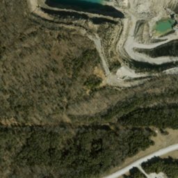 Satellite imagery of Cape Sandy Quarry Number 2, US