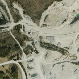 Satellite imagery of Cape Sandy Quarry Number 2, US