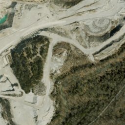 Satellite imagery of Cape Sandy Quarry Number 2, US