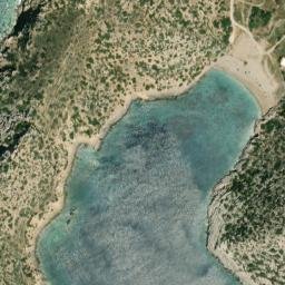Satellite imagery of Cape Faraklo, GR