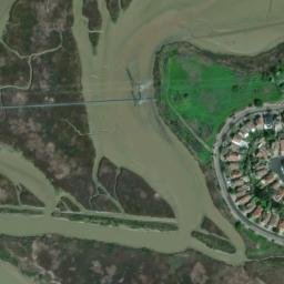 Satellite imagery of Slaughterhouse Point, US