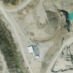 Satellite imagery of Cape Sandy Quarry Number 1, US