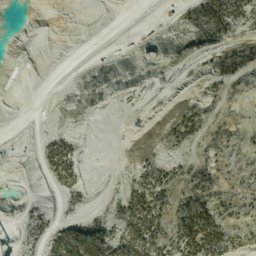 Satellite imagery of Cape Sandy Quarry Number 1, US