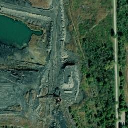 Satellite imagery of Old Ben Number 21 Mine, US