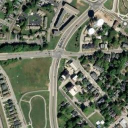 Satellite imagery of LEXINGTON ST PAULS CATH CH — NGS HZ2471, US