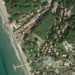 Satellite imagery of Cape Buguli, TR