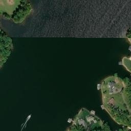 Satellite imagery of Christmas Tree Point, US