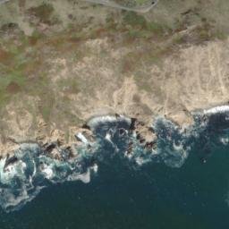 Satellite imagery of Point Reyes, US