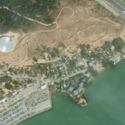 Satellite imagery of Point San Quentin, US
