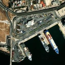 Satellite imagery of Cape Miaulis, GR